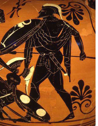 ares greek god of war representation